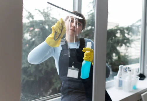 Nettoyage de vitres intérieures et extérieures à Laurière